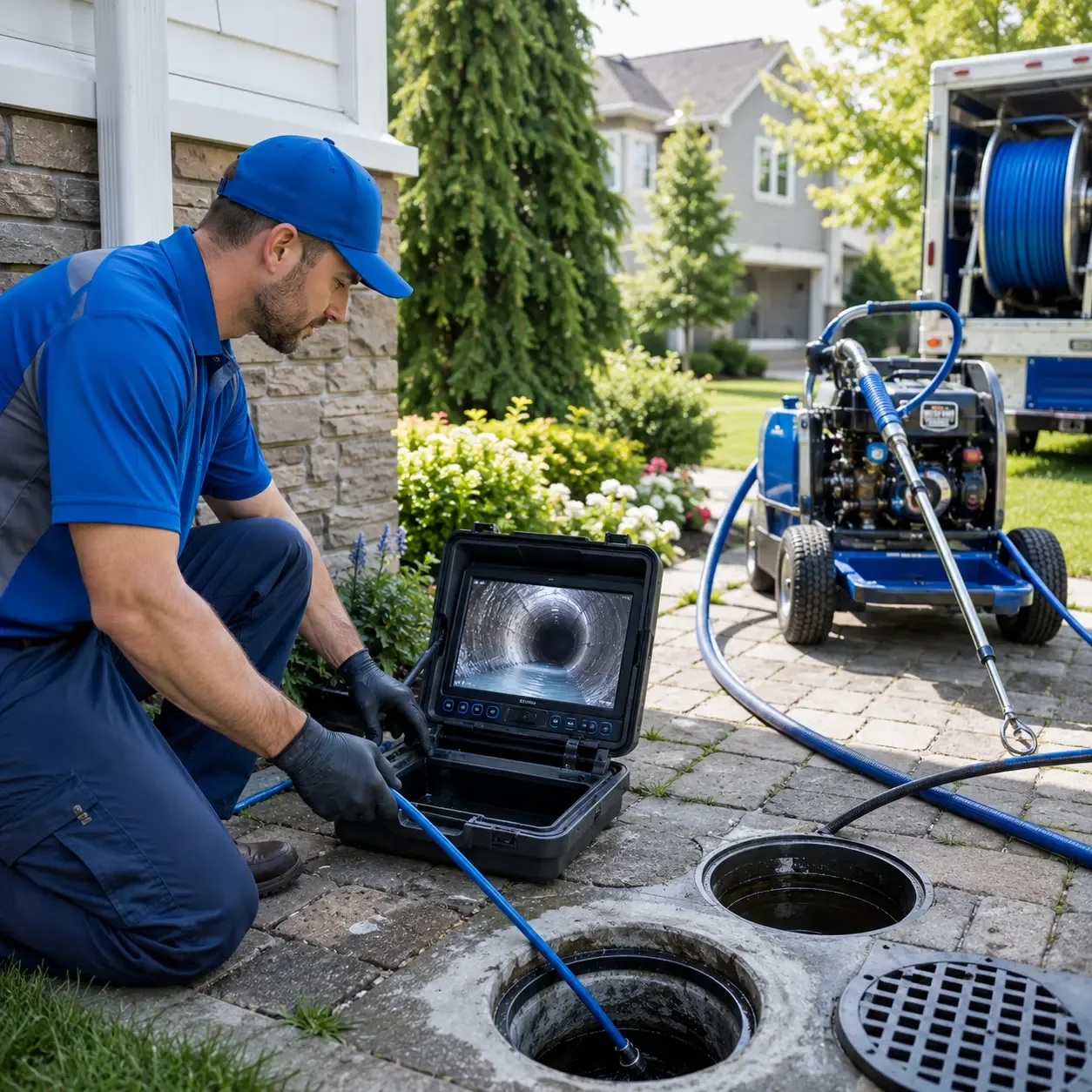 Outdoor drain cleaning professionals serving Elburn, IL